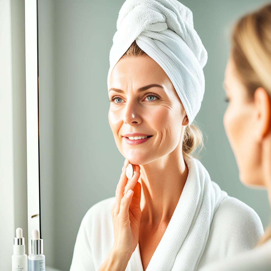 Advanced Morning SkinCare Routine Women Well-Hydration Prevent Aging Glow-Up