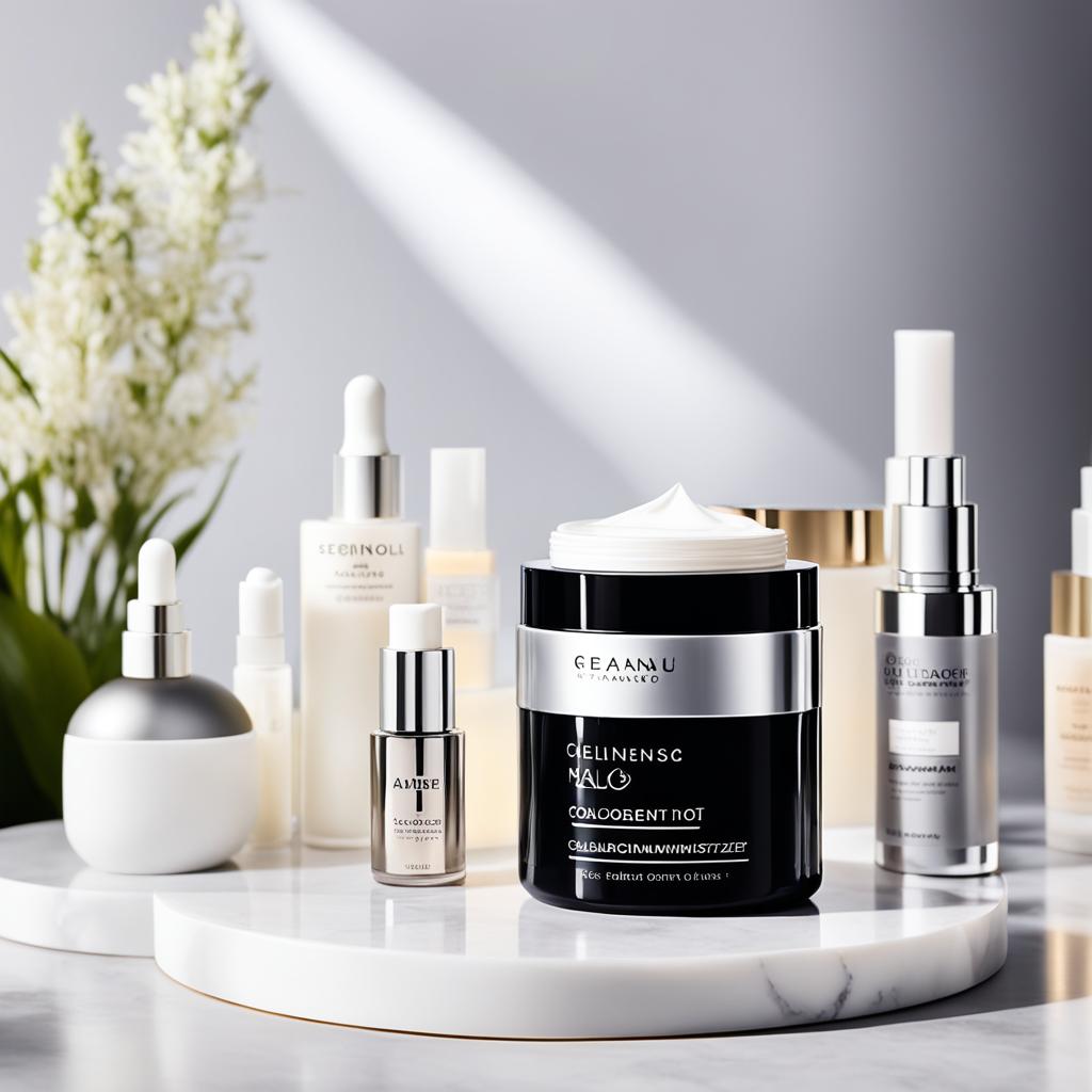 retinol skincare and collagen booster products