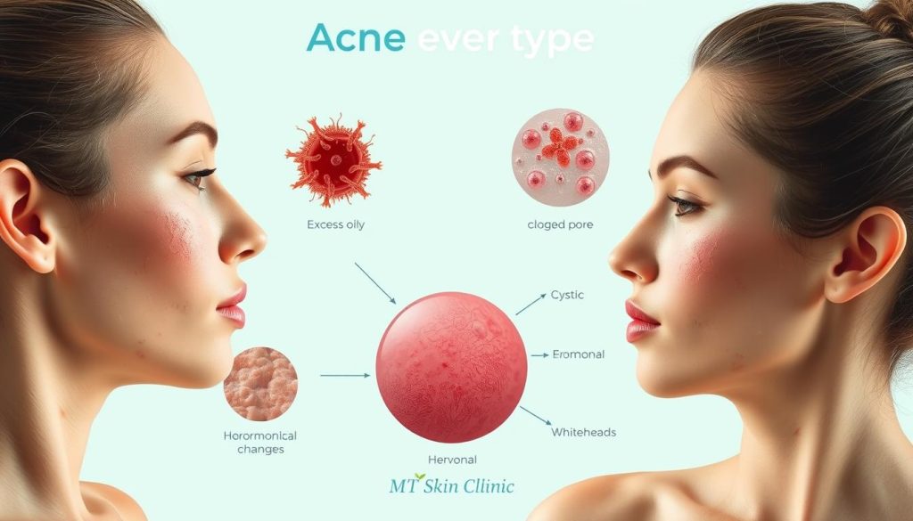 acne causes and types
