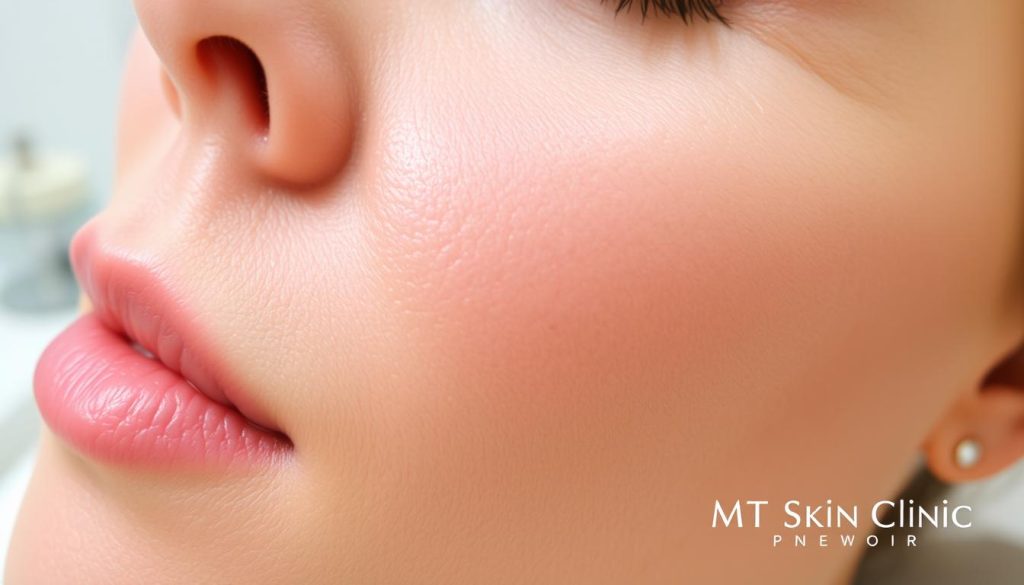 hydrated skin after microdermabrasion and Hydra-Facial