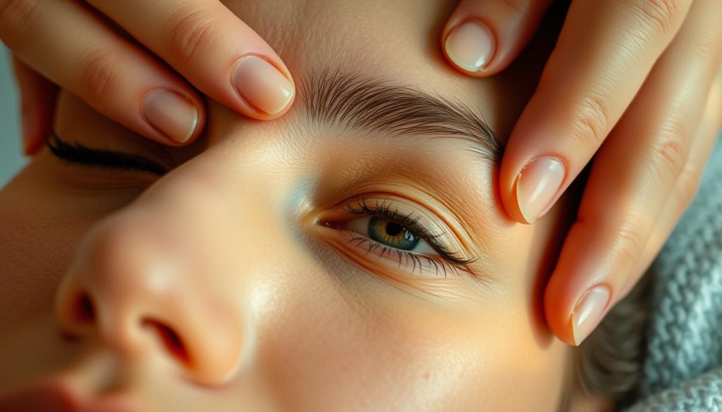 eye muscle massage