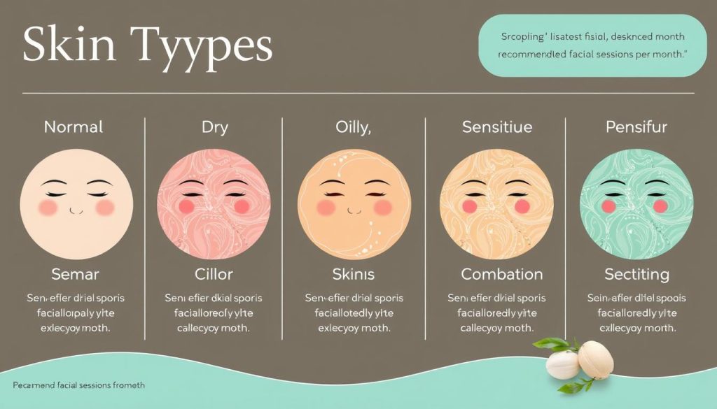 skin type facial frequency