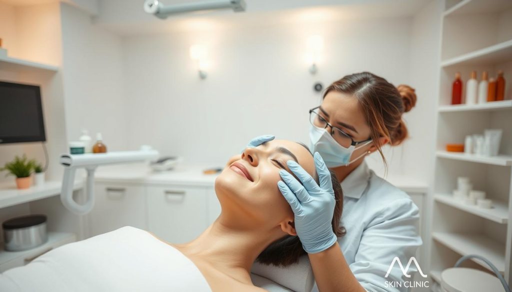 Professional facial treatments at MT Skin Clinic